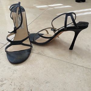 Strappy lurex Jimmy Choo Sandal 4”